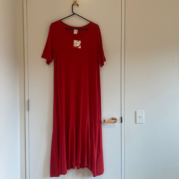 Kowtow Dresses & Skirts - Melbourne brand Prahran Fool Clothing Red dress medium 💙💚💛🧡❤️💜🤍HOST PICK✨✨